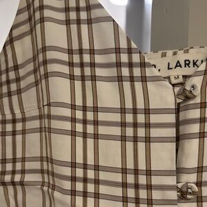 Stylish Plaid Button-Up Camisole